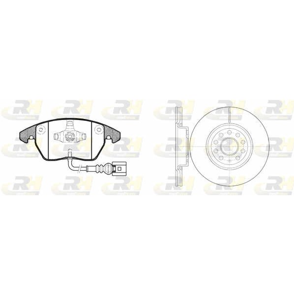 Слика на Спирачен комплект, дискови спирачки ROADHOUSE Dual Kit 81030.02