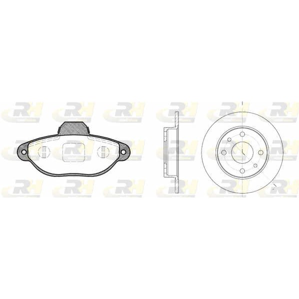 Слика на Спирачен комплект, дискови спирачки ROADHOUSE Dual Kit 8414.00