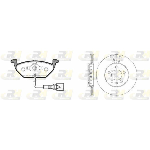 Слика на Спирачен комплект, дискови спирачки ROADHOUSE Dual Kit 8633.09