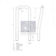 Слика 1 $на Спона за пружина DT Spare Parts 1.25402