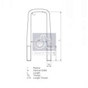 Слика 1 $на Спона за пружина DT Spare Parts 3.66107