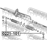 Слика 2 на Спона кратка FEBEST 0221-101