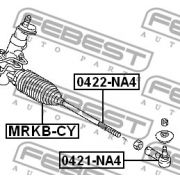 Слика 2 на Спона кратка FEBEST 0421-NA4