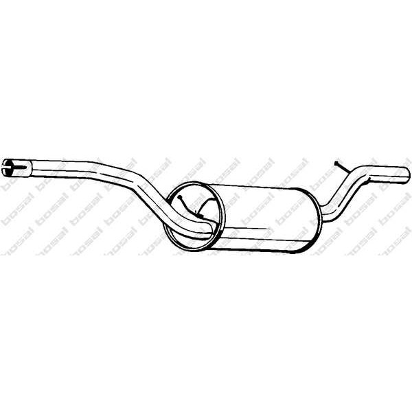 Слика на среден издувен лонец BOSAL 154-513 за Volvo C30 1.8 - 125 коњи бензин