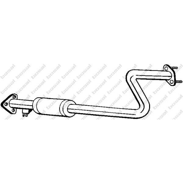 Слика на среден издувен лонец BOSAL 163-435 за Honda Accord 3 Aerodeck (CA5) 2.0 EXi (CA5) - 116 коњи бензин