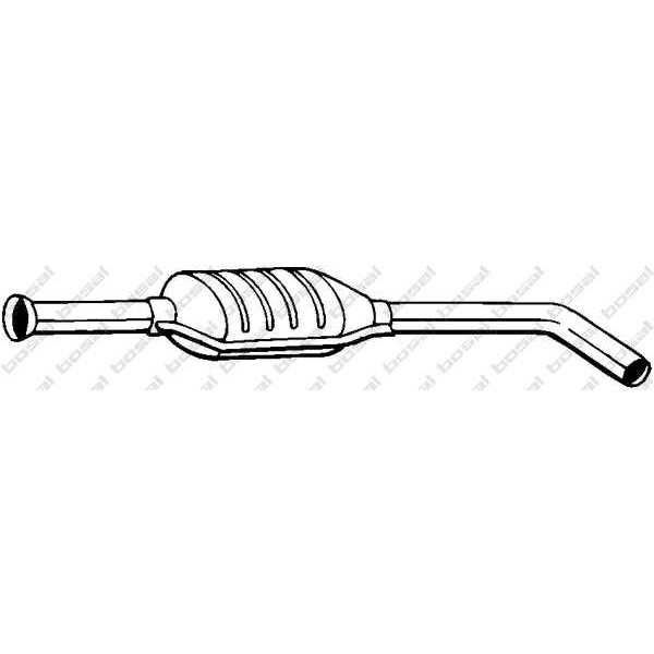 Слика на среден издувен лонец BOSAL 200-341 за Renault Megane 1 (BA0-1) 1.9 dTi (BA08, BA0N) - 98 коњи дизел