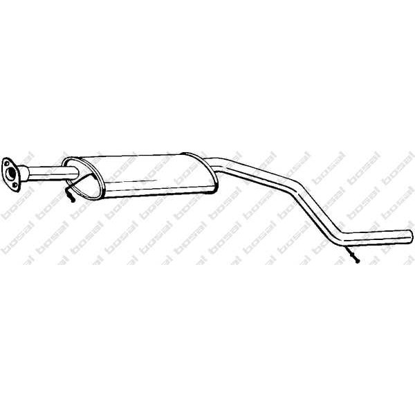 Слика на среден издувен лонец BOSAL 281-067 за Ford Mondeo 3 Estate (BWY) 2.0 16V - 146 коњи бензин