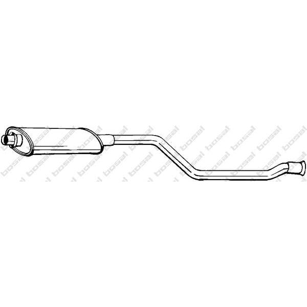 Слика на среден издувен лонец BOSAL 281-545 за Citroen Xsara Break N2 1.6 i - 88 коњи бензин