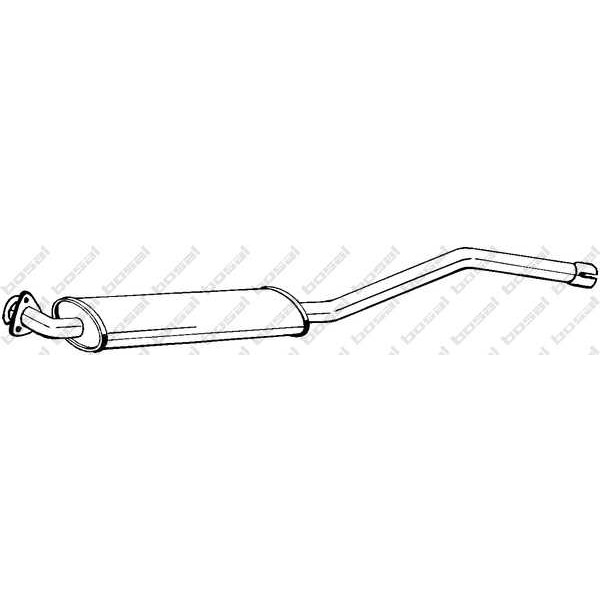 Слика на среден издувен лонец BOSAL 283-887 за BMW 5 Sedan (E28) 518 - 90 коњи бензин