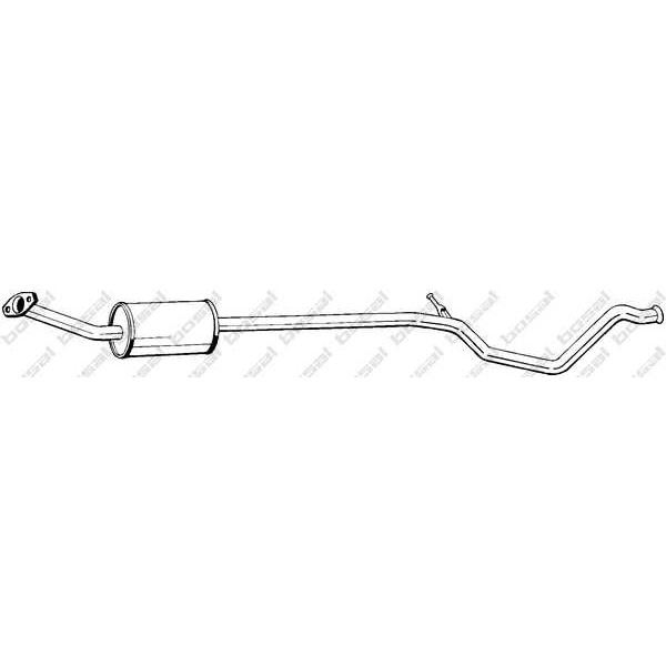 Слика на среден издувен лонец BOSAL 288-103 за Peugeot 307 CC (3B) 1.6 16V - 110 коњи бензин