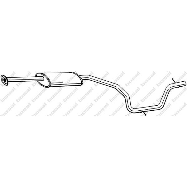 Слика на среден издувен лонец BOSAL 289-449 за Ford Mondeo 4 Turnier 2.0 Flexifuel - 145 коњи Бензин/Етанол