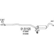 Слика 1 $на Среден издувен лонец MTS 01.51120