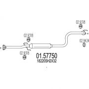 Слика 1 $на Среден издувен лонец MTS 01.57750