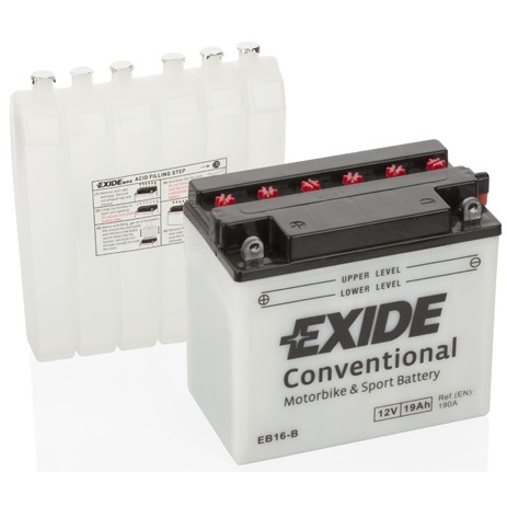 Слика на стартен акумулатор EXIDE Conventional EB16-B за мотор Honda VF 1000 R (SC16) - 101 коњи бензин