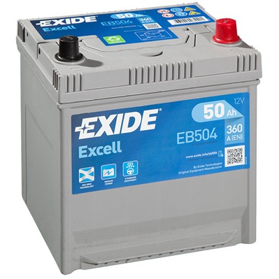 Слика на стартен акумулатор EXIDE EXCELL ** EB504 за Kia Sephia Hatchback (FA) 1.8 i 16V - 112 коњи бензин