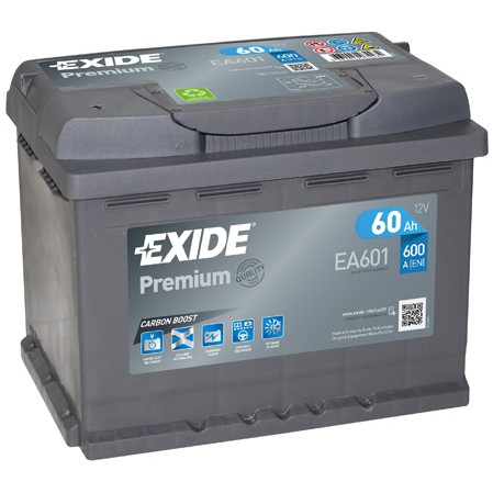 Слика на стартен акумулатор EXIDE PREMIUM EA601 за CHEVROLET TACUMA 2.0 - 122 коњи бензин