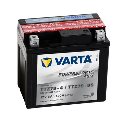 Слика на стартен акумулатор VARTA POWERSPORTS AGM 507902011A514 за мотор Yamaha X-max X-Max 250 Sport (SG22) - 20 коњи бензин