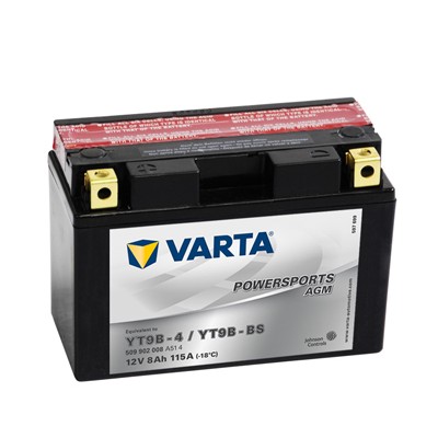 Слика на стартен акумулатор VARTA POWERSPORTS AGM 509902008A514 за мотор Yamaha XT XT 660 Z (DM04) - 48 коњи бензин