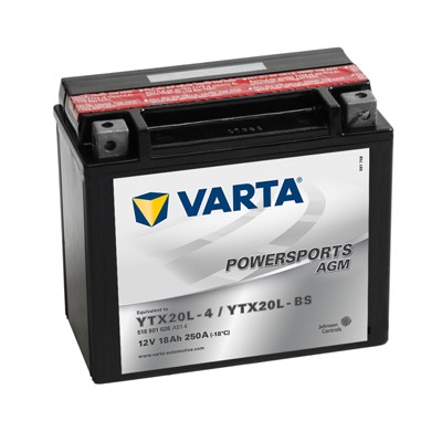 Слика на стартен акумулатор VARTA POWERSPORTS AGM 518901026A514 за мотор Honda VF 1000 F2 (SC15) - 101 коњи бензин