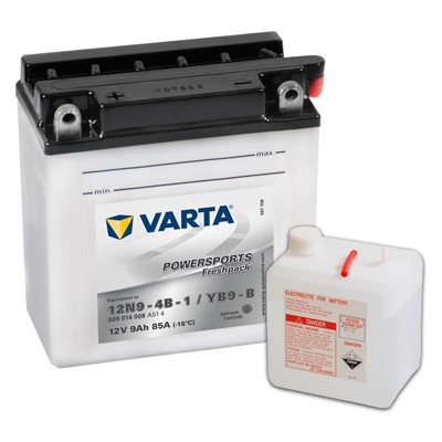 Слика на стартен акумулатор VARTA POWERSPORTS Freshpack 509014008A514 за мотор Aprilia RS 125 Extrema (PY) - 29 коњи горична смес