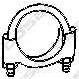 Слика на Стега за издувен систем BOSAL 250-245 за Skoda Favorit (781) 1.3 135 (781) - 57 коњи бензин