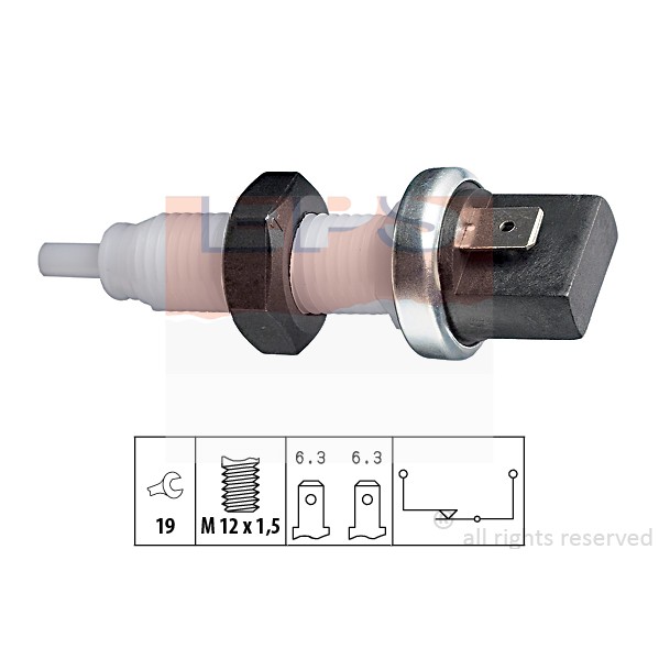 Слика на Стоп машинка EPS Made in Italy - OE Equivalent 1.810.000 за Seat Marbella Box (028A) 0.8 - 34 коњи бензин