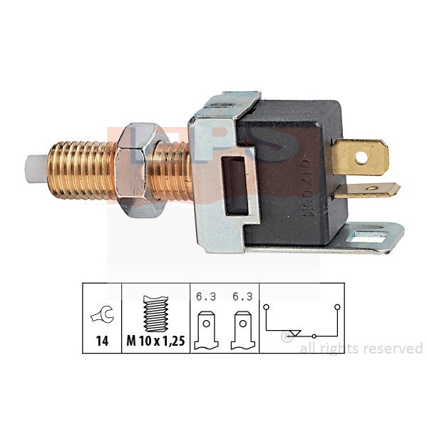 Слика на Стоп машинка EPS Made in Italy - OE Equivalent 1.810.017 за Mitsubishi Lancer 3 (C1A,C6A) 1.5 GLX (C12AS) - 75 коњи бензин