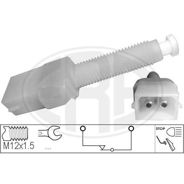 Слика на Стоп машинка ERA 330327 за Audi 80 Sedan (89, 89Q, 8A, B3) 1.9 D - 68 коњи дизел