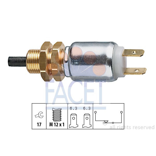 Слика на Стоп машинка FACET Made in Italy - OE Equivalent 7.1014 за BMW 5 Sedan (E28) 524 td - 115 коњи дизел