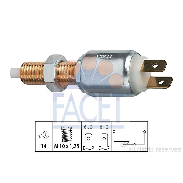 Слика на Стоп машинка FACET Made in Italy - OE Equivalent 7.1025