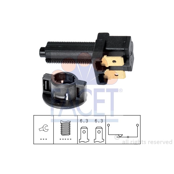 Слика на Стоп машинка FACET Made in Italy - OE Equivalent 7.1041 за Ford Escort MK 4 (gaf,awf,abft) 1.1 - 50 коњи бензин