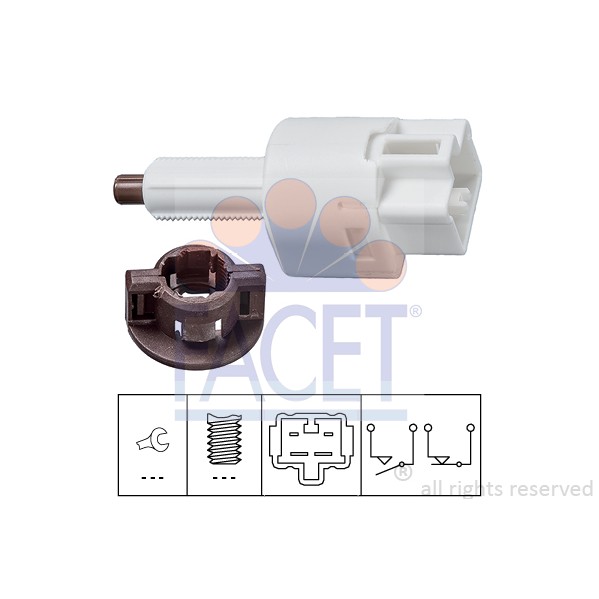 Слика на Стоп машинка FACET Made in Italy - OE Equivalent 7.1212