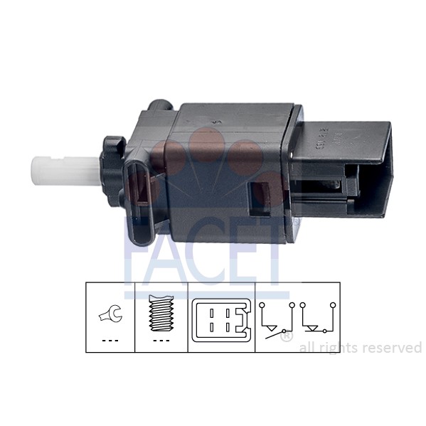 Слика на Стоп машинка FACET Made in Italy - OE Equivalent 7.1272 за Mazda CX-7 (ER) 2.2 MZR-CD - 173 коњи дизел