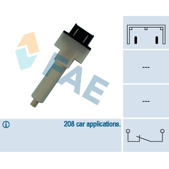 Слика на Стоп машинка FAE 24280 за Seat Inca (6K9) 1.6 i - 75 коњи бензин