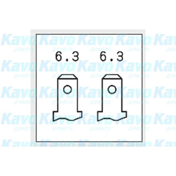 Слика на Стоп машинка KAVO PARTS EBL-4506 за Mitsubishi Colt Hatchback (C1 A) 1.5 GLX (C12A) - 75 коњи бензин