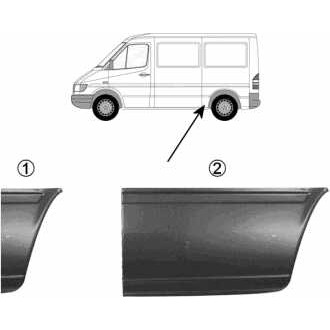 Слика на страница VAN WEZEL 3075139 за Mercedes Sprinter 4-t Box (904) 408 D - 79 коњи дизел