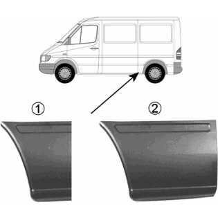 Слика на страница VAN WEZEL 3076139 за Mercedes Sprinter 4-t Box (904) 408 D - 79 коњи дизел