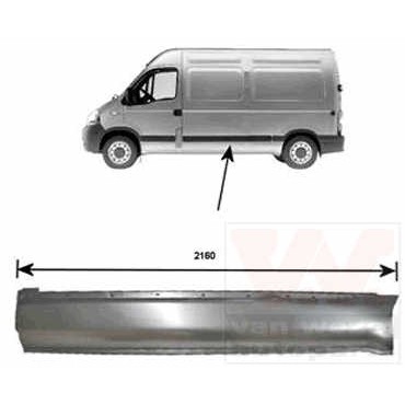 Слика на страница VAN WEZEL 4387143 за Renault Master 2 Box (FD) 2.5 dCi 120 - 115 коњи дизел