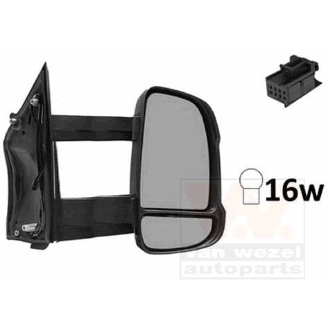 Слика на страничен ретровизор VAN WEZEL HAGUS 1651828 за Citroen Jumper BOX 2.2 HDi 120 - 120 коњи дизел