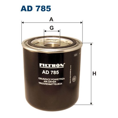 Слика на сусач на воздух, компресор FILTRON AD 785 за камион MAN F 2000 19.364 FS, FLS, FLLS, FRS, FLRS, FLLRS - 360 коњи дизел