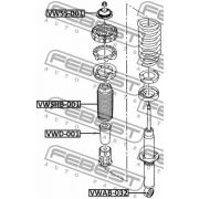 Слика 2 на тампон, амортизер FEBEST VWAB-032