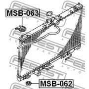 Слика 2 на Тампон за радиатор FEBEST MSB-063