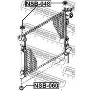 Слика 2 $на Тампон за радиатор FEBEST NSB-048