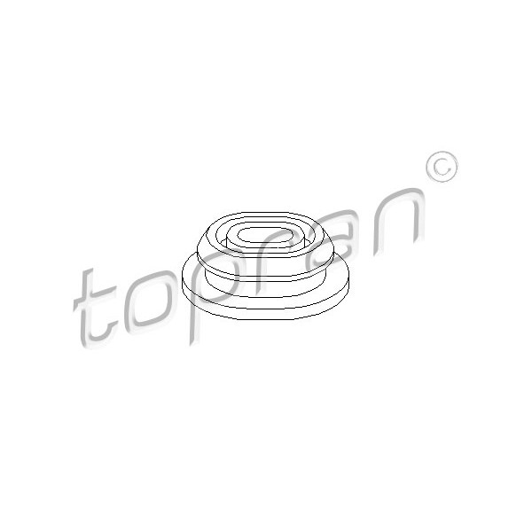Слика на Тампон за радиатор TOPRAN 112 412 за VW Polo 5 (6R) 1.4 - 85 коњи бензин