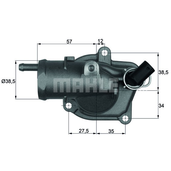 Слика на Термостат BEHR TI 31 87 за Mercedes Vito BOX (w639) 111 CDI - 116 коњи дизел