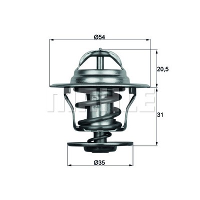 Слика на Термостат BEHR TX 15 87D за VW Transporter T4 Box 1.9 D - 60 коњи дизел