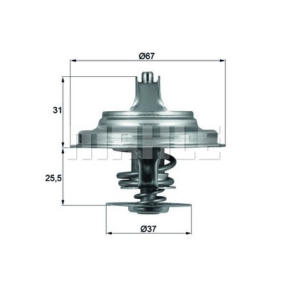 Слика на Термостат BEHR TX 25 87D за VW Transporter T4 Platform 2.4 D Syncro - 78 коњи дизел