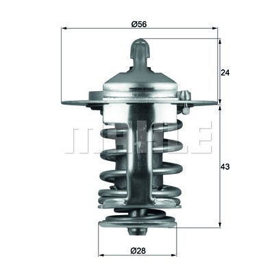 Слика на Термостат BEHR TX 70 82 за Mitsubishi Montero (H6W,H7W) GDI (H67W, H77W) - 129 коњи бензин