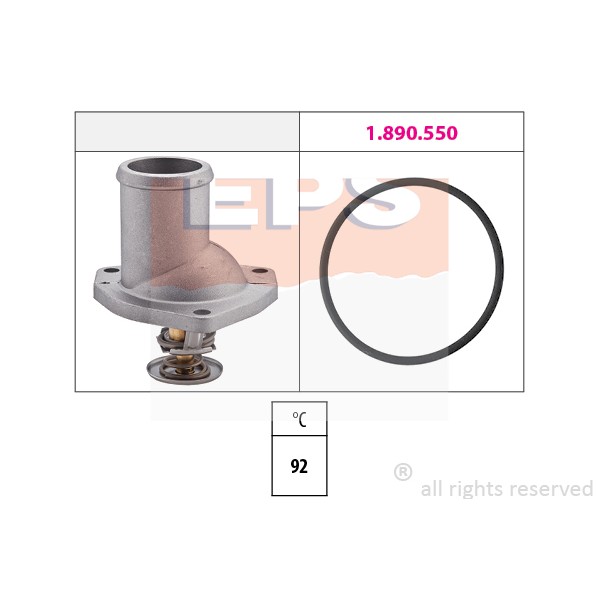 Слика на Термостат EPS Made in Italy - OE Equivalent 1.880.188 за Opel Omega A Estate 1.8 - 115 коњи бензин