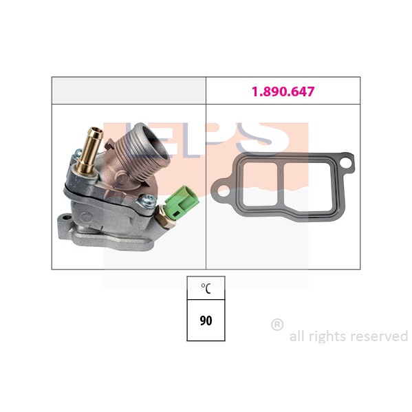 Слика на Термостат EPS Made in Italy - OE Equivalent 1.880.733